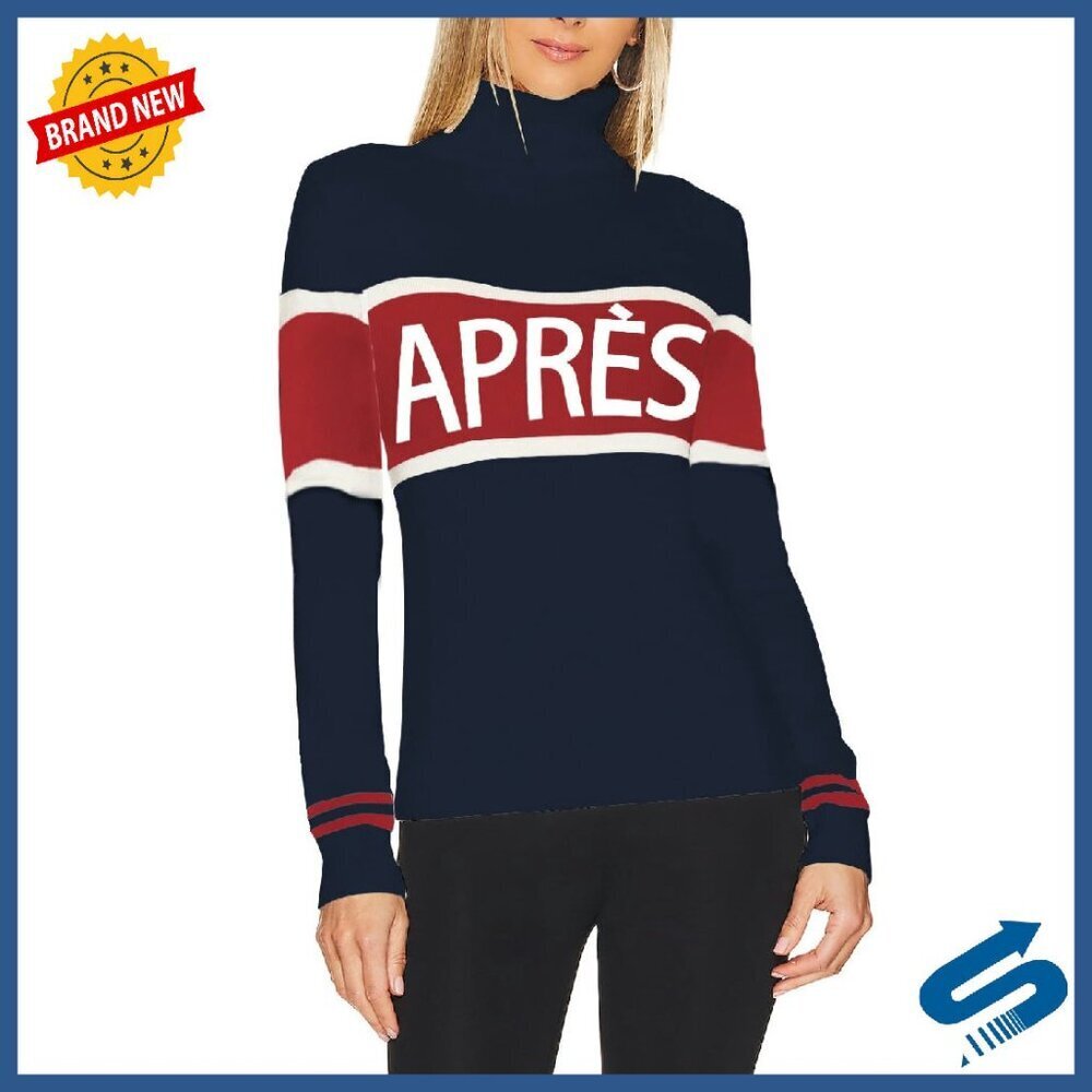 Women's Lightweight Turtleneck Sweater Thermal Top Stripe Sleeve
